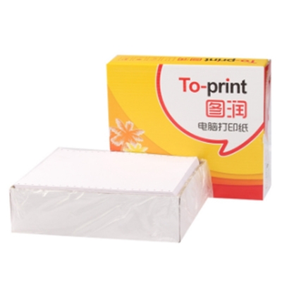 圖潤電腦打印紙241-3 壓線 2等分 彩色